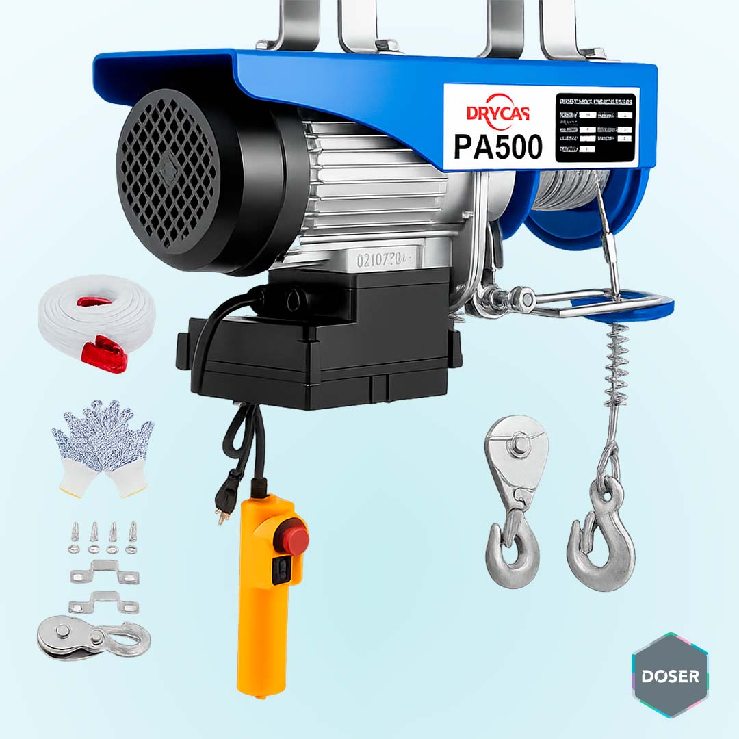 Polipasto Eléctrico DRXCBR PA500 – 500 kg | 1000 W Polipasto Eléctrico DRXCBR PA500 – 500 kg | 1000 W